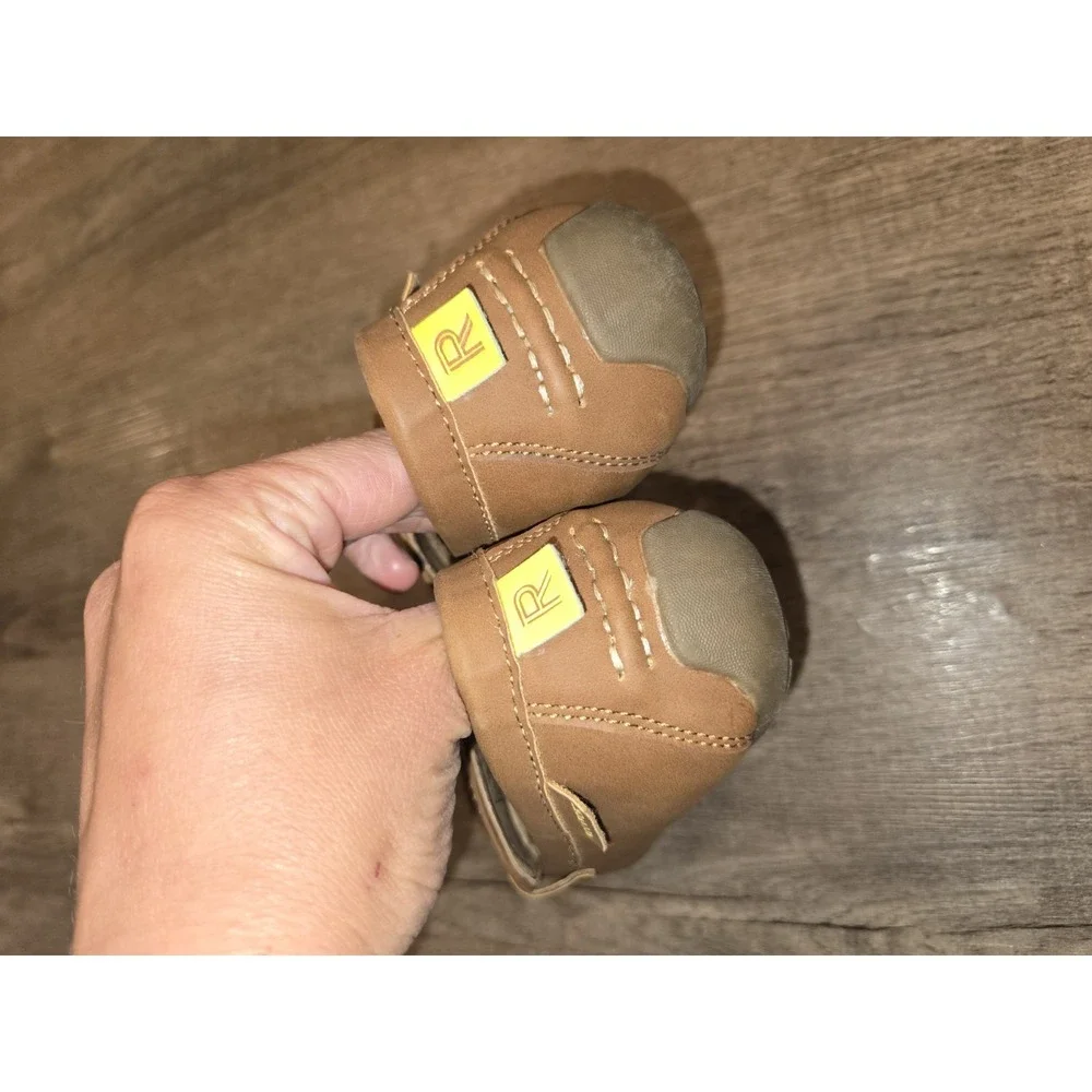 Rockport Boys Tan Leather Penny Loafers